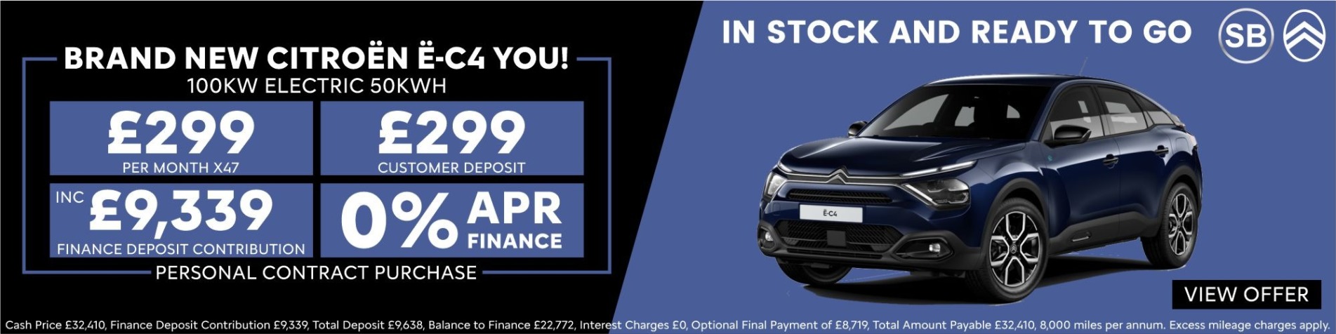 Q4 2024 eC4 YOU £299 Deposit and £299 PM