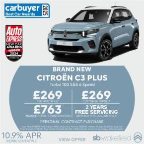 CITROEN C3 HATCHBACK at SB Wakefield Wakefield