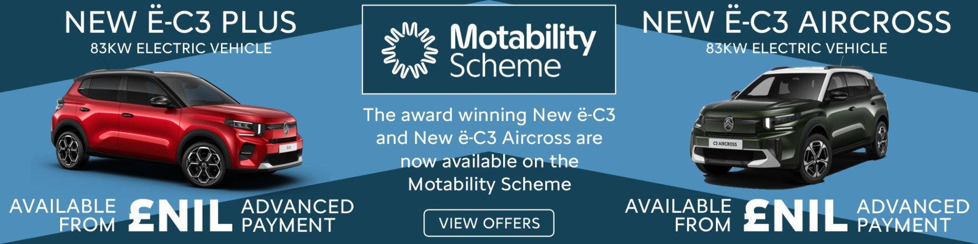 Q4 2025 Citroen Motability banner