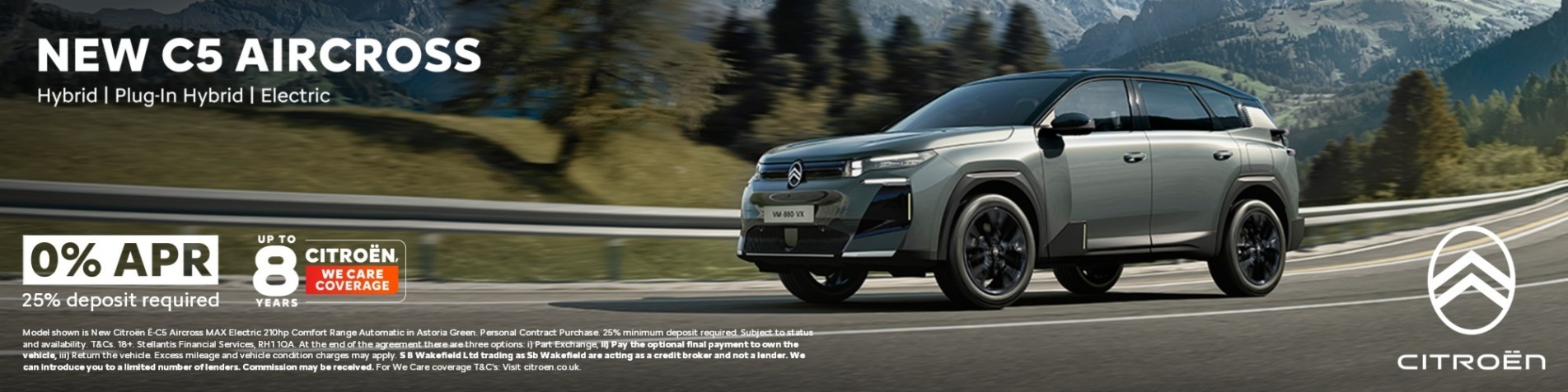 Q4 2025 New C5 Aircross with 0% APR