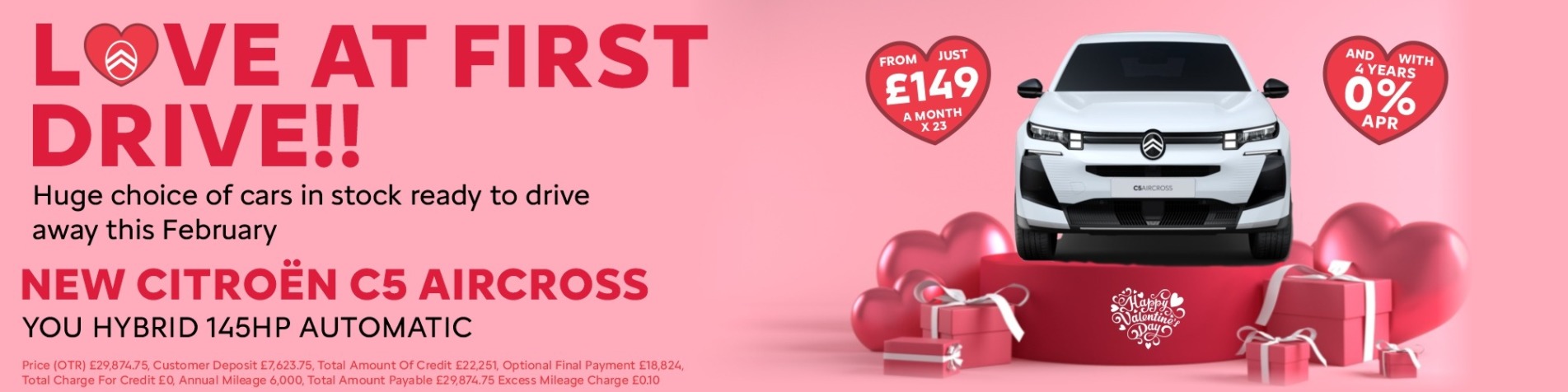 Love at First Drive New C5 Aircross with 0% APR