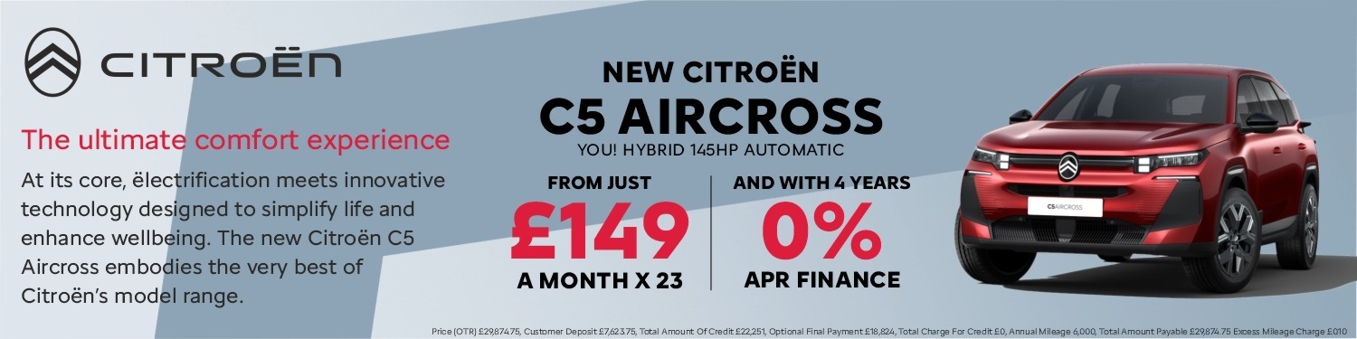 New C5 Aircross with 0% APR