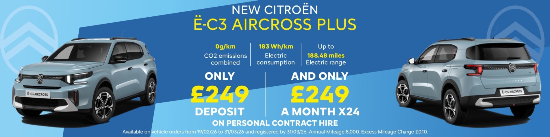 C3 Aircross Plus on Personal Contract Hire