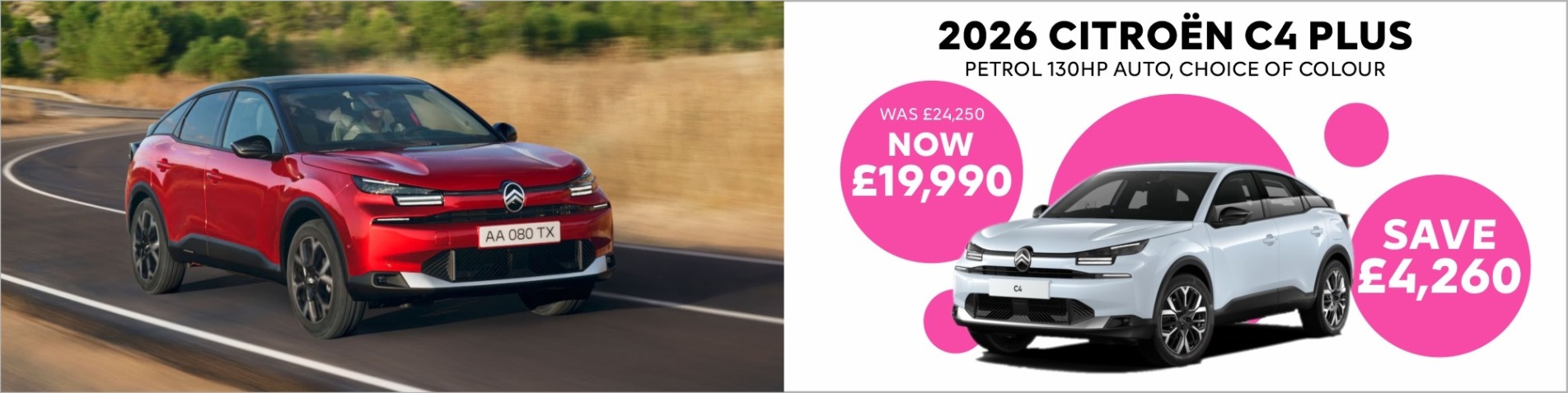 Q2 C4 Plus £4260 saving