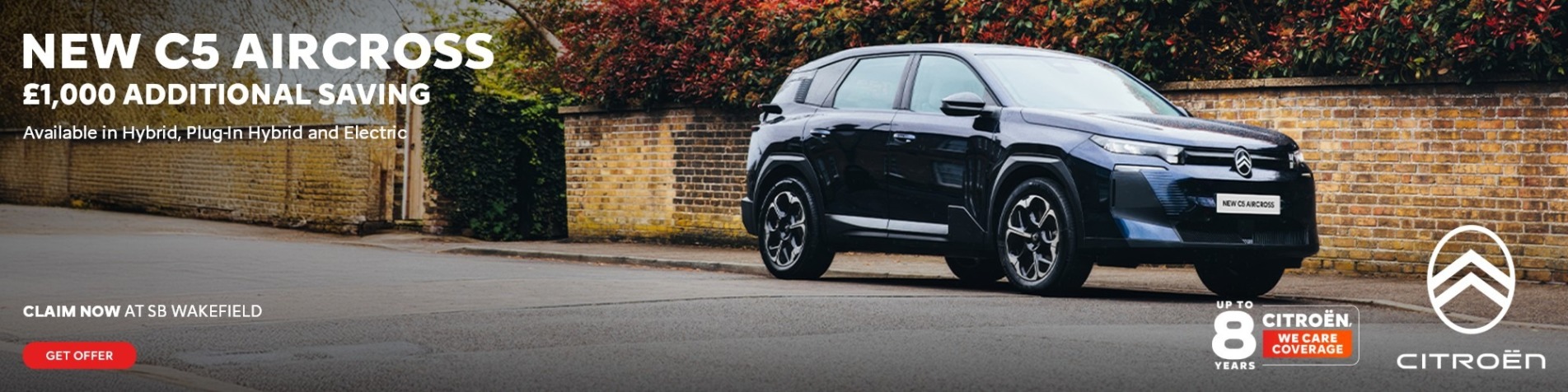 C5 Aircross with £1000 additional saving